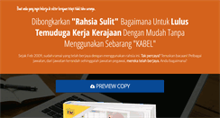 Desktop Screenshot of kerja-kerajaan.com