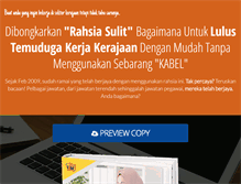 Tablet Screenshot of kerja-kerajaan.com